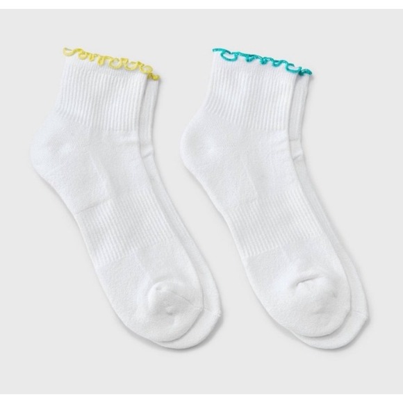 JoyLab Accessories - Women's ruffled edge active socks - JoyLab (WHOLE BAG)
